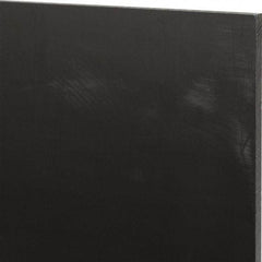 Made in USA - 1/4" Thick x 12" Wide x 1' Long, Nylon 6/6 (MDS-Filled) Sheet - Black - Benchmark Tooling