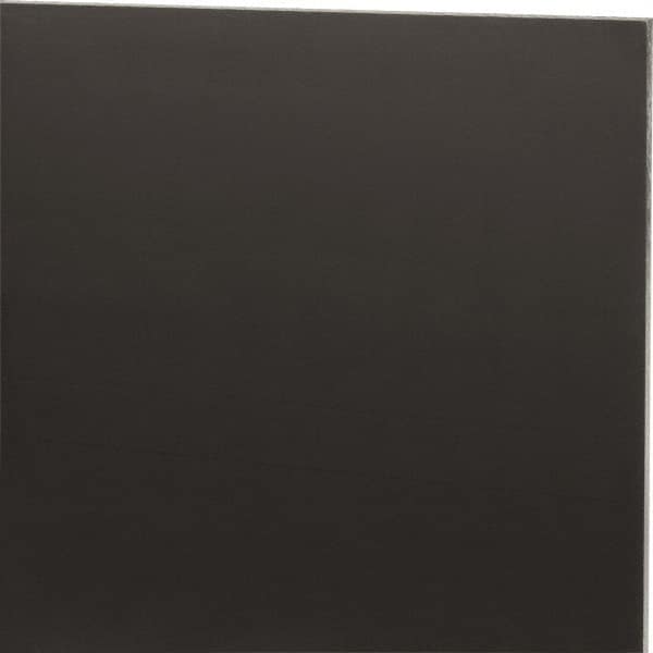 Made in USA - 1/4" Thick x 12" Wide x 4' Long, Nylon 6/6 (MDS-Filled) Sheet - Black - Benchmark Tooling