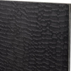 Made in USA - 3/8" Thick x 12" Wide x 2' Long, Nylon 6/6 (MDS-Filled) Sheet - Black - Benchmark Tooling