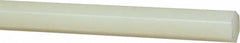 Made in USA - 4' x 3/8" Natural (Color) Nylon 6/6 Hexagonal Bar - Benchmark Tooling