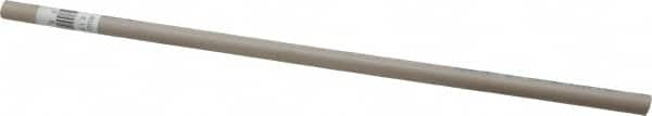 Made in USA - 1' Long, 3/8" Diam, PEEK Plastic Rod - Thermoplastic - Benchmark Tooling