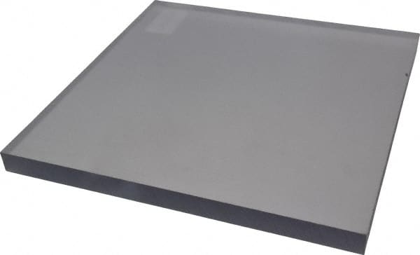 Made in USA - 3/4" Thick x 12" Wide x 1' Long, Polycarbonate Sheet - Clear - Benchmark Tooling