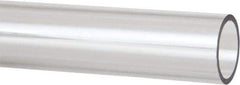 Made in USA - 1/2 Inch Outside Diameter x 8 Ft. Long, Plastic Round Tube - Polycarbonate - Benchmark Tooling