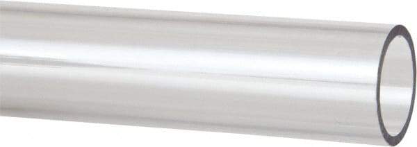 Made in USA - 1-1/4 Inch Outside Diameter x 4 Ft. Long, Plastic Round Tube - Polycarbonate - Benchmark Tooling