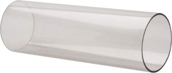 Made in USA - 4 Inch Outside Diameter x 8 Ft. Long, Plastic Round Tube - Polycarbonate - Benchmark Tooling