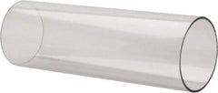 Made in USA - 2-3/4 Inch Outside Diameter x 4 Ft. Long, Plastic Round Tube - Polycarbonate - Benchmark Tooling