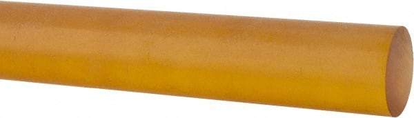 Made in USA - 4' Long, 3/8" Diam, Polyetherimide (PEI) Plastic Rod - Natural (Color) - Benchmark Tooling