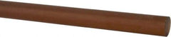 Made in USA - 8' Long, 1/2" Diam, Polyetherimide (PEI) Plastic Rod - Natural (Color) - Benchmark Tooling