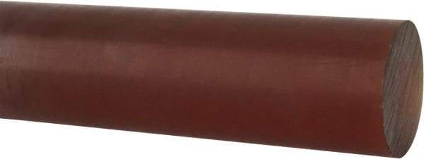 Made in USA - 4' Long, 1-1/2" Diam, Polyetherimide (PEI) Plastic Rod - Natural (Color) - Benchmark Tooling