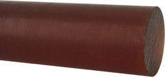 Made in USA - 4' Long, 2" Diam, Polyetherimide (PEI) Plastic Rod - Natural (Color) - Benchmark Tooling