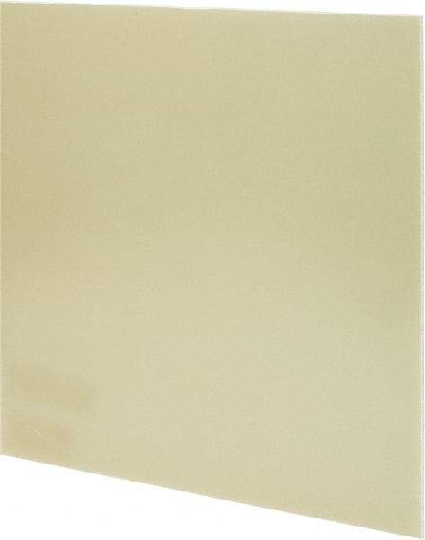 Made in USA - 1/8" Thick x 12" Wide x 2' Long, Epoxyglass Laminate (G10/F4) Sheet - Mustard Yellow, ±0.012 Tolerance - Benchmark Tooling