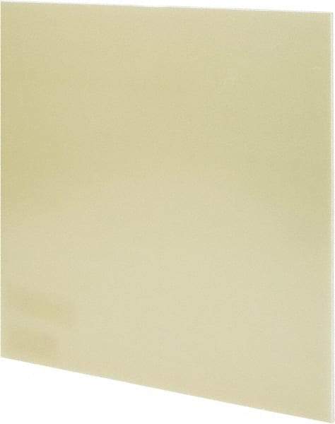 Made in USA - 1/8" Thick x 24" Wide x 3' Long, Epoxyglass Laminate (G10/F4) Sheet - Mustard Yellow, ±0.012 Tolerance - Benchmark Tooling