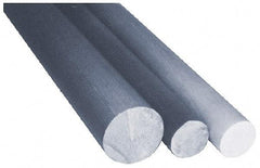 Made in USA - 4' Long, 7/16" Diam, Glass-Cloth Melamine Laminate (G5/G9) Plastic Rod - Grayish Brown - Benchmark Tooling