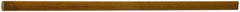 Made in USA - 4' Long, 7/8" Diam, Polyurethane Plastic Rod - 60A Hardness, Black - Benchmark Tooling