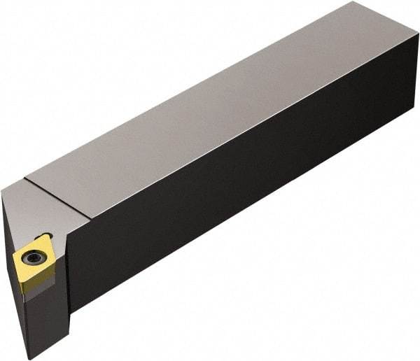 Sandvik Coromant - SDJCR/L, Left Hand Cut, -3° Lead Angle, 20mm Shank Height x 20mm Shank Width, Neutral Rake Indexable Turning Toolholder - 125mm OAL, DCMT 07 02 04, DCMT 2(1.5)1 Insert Compatibility, Series CoroTurn 107 - Benchmark Tooling