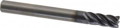 Kennametal - 6mm, 5 Flute, Solid Carbide, 0.4mm Corner Radius End Mill - 57mm OAL, 13mm LOC - Benchmark Tooling