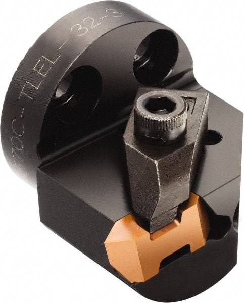 Sandvik Coromant - 570C-TLER/L Insert, 0.9843" Head Length, Modular Grooving Blade Holder Head - Right Hand Cut, System Size 20, Series Top Lok - Benchmark Tooling