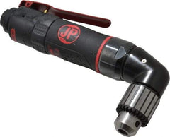 PRO-SOURCE - 3/8" Reversible Keyed Chuck - Right Angle Handle, 1,400 RPM, 4 CFM, 0.35 hp, 90 psi - Benchmark Tooling