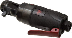 PRO-SOURCE - 1/4" Drive, 350 RPM, 30 Ft/Lb Torque Ratchet Wrench - Inline Handle, 4 CFM, 90 psi, 1/4" NPT Inlet - Benchmark Tooling