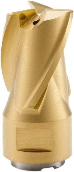 Seco - MP16 M05 Grade MP3000 Carbide Milling Tip Insert - TiAlN Finish, 3 Flutes, 5/8" Cutting Diam, 3/4" Depth of Cut, 1.283" Extension, 0.0315" Cnr Rad - Benchmark Tooling