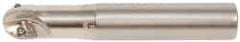 Seco - 5/8" Cut Diam, 0.55" Max Depth of Cut, 5/8" Shank Diam, 3.878" OAL, Indexable Ball Nose End Mill - Straight Shank, R218.20 Toolholder, 218.20-080.R Insert - Benchmark Tooling