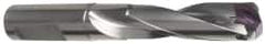 Guhring - 0.709 to 0.728" Diam, 58.9mm Max Depth, 3/4" Shank Diam, 87mm Flute, Replaceable Tip Drill - HT 800 WP Insert, Series 4107 - Benchmark Tooling