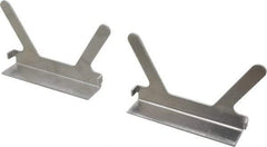 Gibraltar - 5-1/2" Jaw Width, Aluminum, Vise Jaw Cap - Press On Attachment - Benchmark Tooling