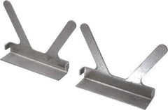 Gibraltar - 4-1/2" Jaw Width, Aluminum, Vise Jaw Cap - Press On Attachment - Benchmark Tooling