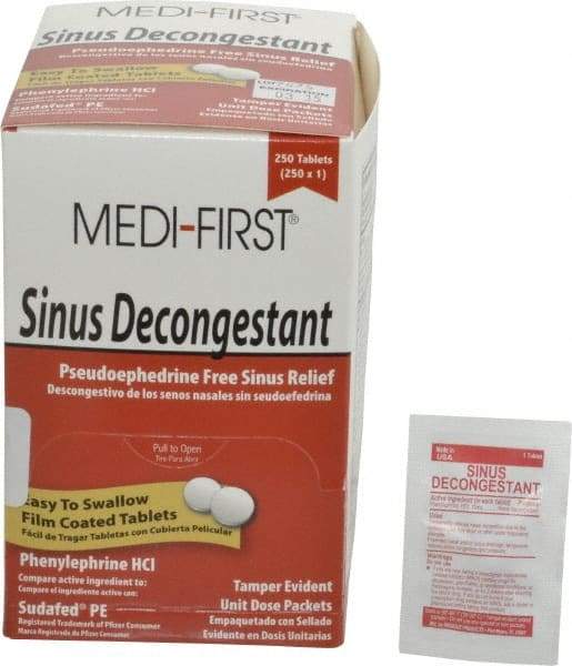 Medique - Medi-First Sinus Decongestant Tablets - Sinus Relief - Benchmark Tooling