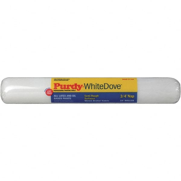 Purdy - 3/4" Nap, 18" Wide Paint General Purpose Roller Cover - Medium-Rough Texture, Woven Dralon Fabric - Benchmark Tooling