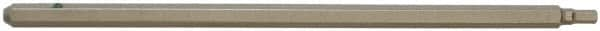 Paramount - 3mm Hex Screwdriver Blade - 5mm Drive, 5-1/2" OAL - Benchmark Tooling