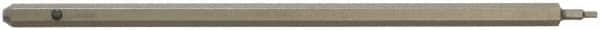 Paramount - 1.5mm Hex Screwdriver Blade - 5mm Drive, 5-1/2" OAL - Benchmark Tooling