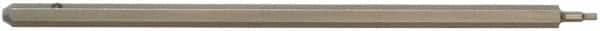 Paramount - 1/16" Hex Screwdriver Blade - 5mm Drive, 5-1/2" OAL - Benchmark Tooling