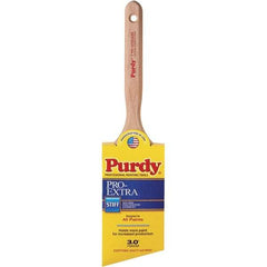 Purdy - 3" Angled Nylon/Polyester General Purpose Paint Brush - 3-7/16" Bristle Length, 7-1/4" Wood Fluted Handle - Benchmark Tooling