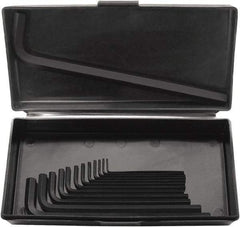 Bondhus - 13 Piece L-Key Hex Key Set - Hex Range 1/16 to 1/2", 9" OAL, Protanium High Torque Steel - Benchmark Tooling