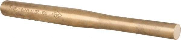 Ampco - 1/2" Pin Punch - 8" OAL, Aluminum Bronze - Benchmark Tooling