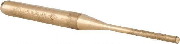 Ampco - 1/8" Pin Punch - 5" OAL, Aluminum Bronze - Benchmark Tooling