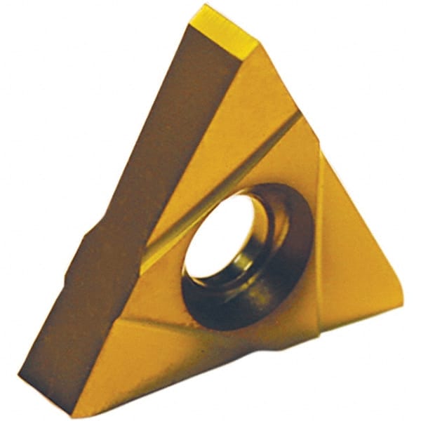 Grooving Insert: TNMC54 AC50, Solid Carbide AlTiN Finish, Neutral, 0.25″ Cutting Width, 0.275″ Max Depth, Series On-Edge