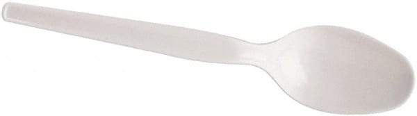 Dixie - Dixie Plastic Tableware, Heavy Mediumweight Teaspoons - White - Benchmark Tooling