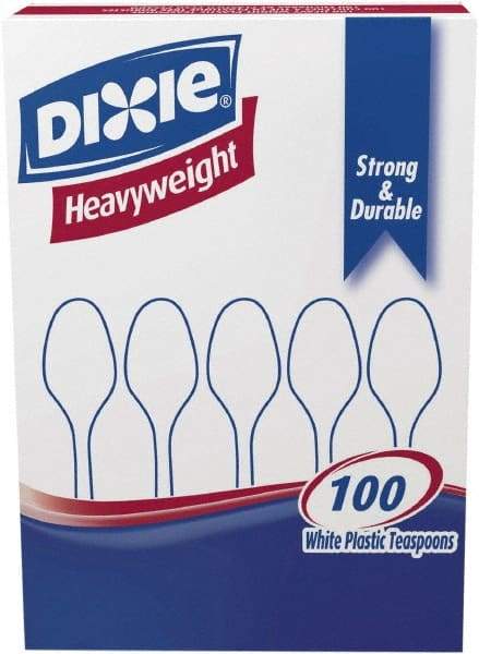 Dixie - Dixie Plastic Tableware, Heavyweight Teaspoons - White - Benchmark Tooling