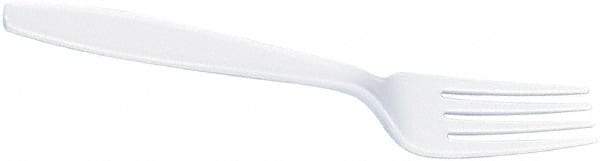 Dixie - Dixie Plastic Tableware, Heavyweight Forks - White - Benchmark Tooling