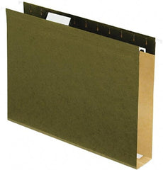 Pendaflex - 8-1/2 x 11", Letter Size, Standard Green, Hanging File Folders with Box Bottom - 11 Point Stock, 1/5 Tab Cut Location - Benchmark Tooling