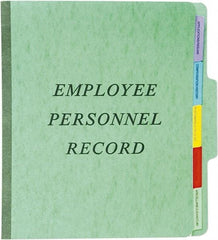 Pendaflex - 8-1/2 x 11", Letter Size, Green, Personnel File Folder - 11 Point Stock, 1/3 Tab Cut Location - Benchmark Tooling