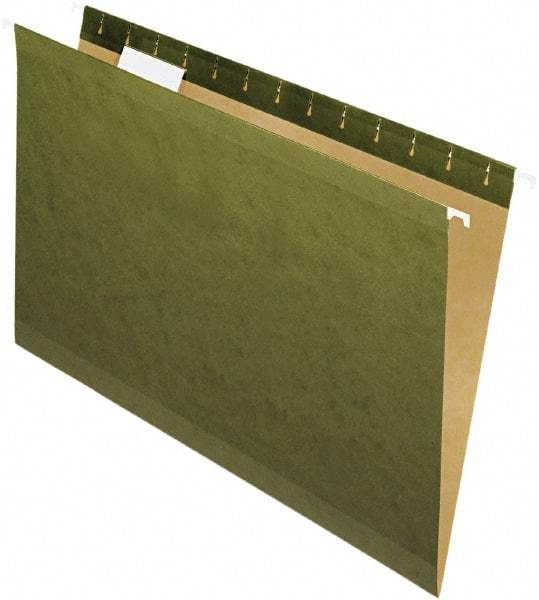 Pendaflex - 8-1/2 x 14", Legal, Standard Green, Standard Hanging File Folders - 11 Point Stock, 1/5 Tab Cut Location - Benchmark Tooling