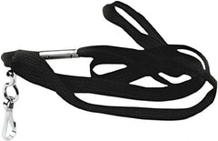ADVANTUS - 36 Inch Long x Cotton, Nylon Lanyard - Black - Benchmark Tooling