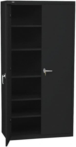 Hon - 5 Shelf Locking Storage Cabinet - Steel, 36" Wide x 18" Deep x 71" High - Benchmark Tooling