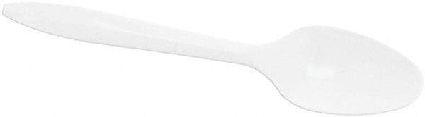 DART - Dart Style Setter Mediumweight Plastic Teaspoons - White - Benchmark Tooling