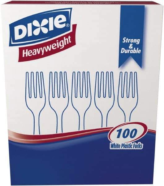 Dixie - Dixie Heavyweight Plastic Forks - White - Benchmark Tooling