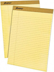 AMPAD - 50 Sheet, 8-1/2 x 11-3/4", Legal (Style) Writing Pad - Canary - Benchmark Tooling