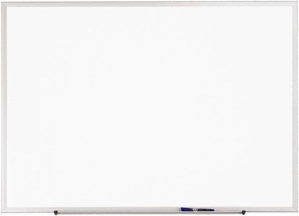 Quartet - 18" High x 24" Wide Erasable Melamine Marker Boards - Anodized Aluminum, 18-7/8" Deep, Includes One Quartet Dry-Erase Marker & Attachable Accessory Tray & Mounting Hardware - Benchmark Tooling